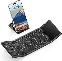 Kidopire Foldable Bluetooth Keyboard with Touchpad — image 1