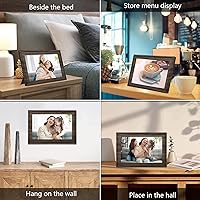 akimart 32GB 10.1 Inch WiFi Digital Picture Frame — image 8