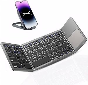 JPHTEK Foldable Bluetooth Keyboard with Touchpad Review