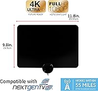 GE Ultra-Thin Amplified TV Antenna 48862 — image 2