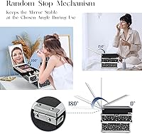 Joligrace Makeup Train Case Black Star — image 2