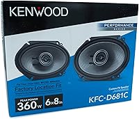 Kenwood KFC-D681C 6x8-Inch 2-Way Car Audio Speakers — image 2