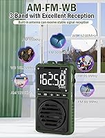 Jazmm Digital AM FM Weather Band Radio — image 2