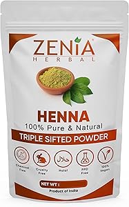 Zenia 100% Pure & Natural Henna Powder 908g