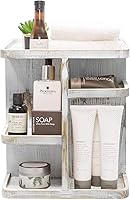 Sorbus 360° Makeup Organizer - Grey Rustic Wood — image 9