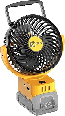 ohyes DW-08 Cordless Jobsite Fan