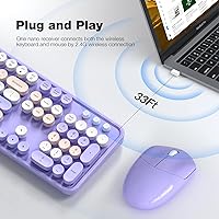 KNOWSQT Wireless Keyboard and Mouse Combo — image 3