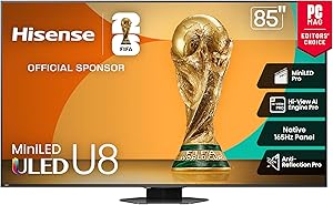 Hisense 85U8QG 85-inch Mini-LED 4K UHD Smart TV Review