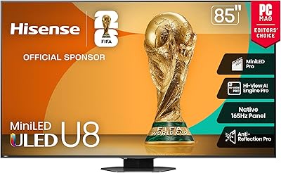 Hisense 85U8QG 85-inch Mini-LED 4K UHD Smart TV