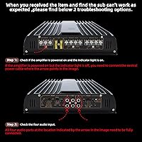 Yae 3200W 12V 4 Channel Car Amplifier — image 4