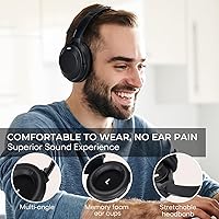RORSOU A6 Hybrid Active Noise Cancelling Headphones — image 3