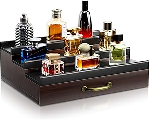 YIKIBOX Cologne Organizer for Men - Dark Brown Review