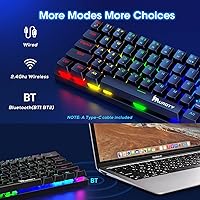 Pauroty 60% Wireless Mechanical Keyboard — image 2
