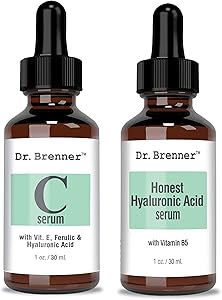 Dr. Brenner Vitamin C Serum 20% with Hyaluronic Acid & Vitamin E, 2-Pack Review