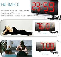 ThreeH H-AC55Red Radio Digital Clock — image 6