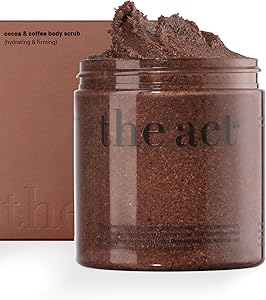 THE ACT Coffee Body Scrub with Salt & Cocoa – 10.58 oz