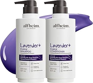 Alfheim Lavender+ Purple Shampoo & Conditioner Set 18oz Review