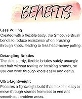 Calista Smoothie Hair Brush - Pink — image 9