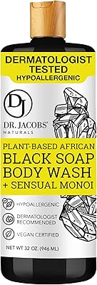 Dr Jacobs Naturals African Black Soap 32oz