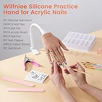 Wilfniee Practice Hand for Acrylic Nails — image 2