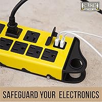 Cablectric Heavy Duty Power Strip Surge Protector 8 Outlets 6 ft Extension Cord — image 5