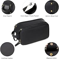 DENGFENGZHE Full Grain Leather Toiletry Bag — image 6