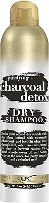 OGX Purifying + Charcoal Detox Dry Shampoo Spray, 5 oz