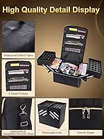 Deciniee Large Makeup Travel Train Case — image 5