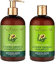 SheaMoisture Power Greens Curly Hair Shampoo and Conditioner, 13 Fl Oz (Pack of 2) — image 1