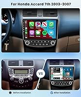 Podofo RM 10.1-inch Android Car Stereo for Honda Accord 7th Gen (2003–2007) — image 2