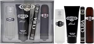 Cuba Cuba Black Men 4 Pc Gift Set