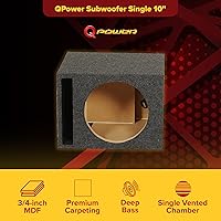 QPower 10 Inch Subwoofer Box — image 4