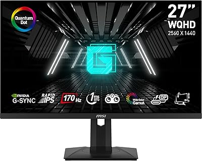 MSI G274QPF-QD 27″ Gaming Monitor