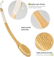 COINPOTIA Bath Body Brush with Bamboo Handle — image 2