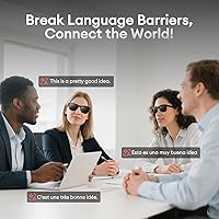 QxzPower 1080P HD AI Smart Camera Glasses M01Pro Black — image 7