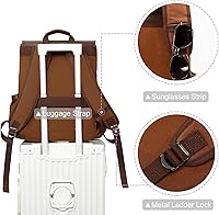 Modoker Waxed Canvas Backpack 15.6 Inch — image 5