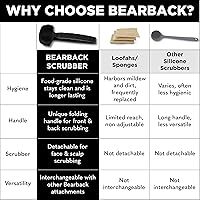 Bearback Silicone Body Scrubber with Extendable Handle — image 6