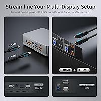 TESmart HKS402-P23 USB 3.0 HDMI KVM Switch 2 Monitors 4 Computers 4K@60Hz — image 2