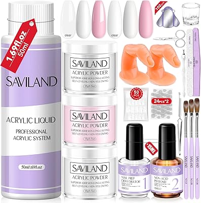 SAVILAND Acrylic Nail Kit for Beginners