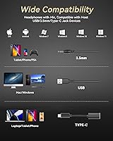 Voistek 881F35UC USB Headset with Microphone — image 5