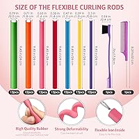Tigeen 84 Pieces Flexible Curling Rods Set — image 2