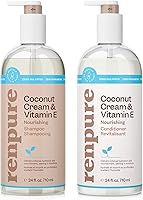Renpure Coconut Cream & Vitamin E Nourishing Shampoo and Conditioner Set, 24oz — image 1