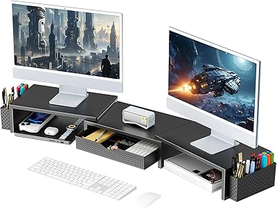gianotter D1-2B Dual Monitor Stand Riser