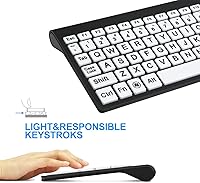 Fonicer Large Print Wireless Keyboard and Mouse — image 6