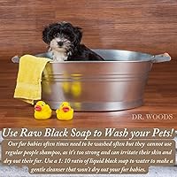 Dr. Woods Raw Moisturizing Black Unscented Soap, 32 Ounce — image 6