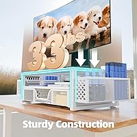 Simple Trending 2-Tier Metal Monitor Stand with Drawer and Pen Holder — image 6