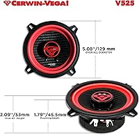Cerwin-Vega V525 5.25″ 2-Way Coaxial Car Speakers — image 5