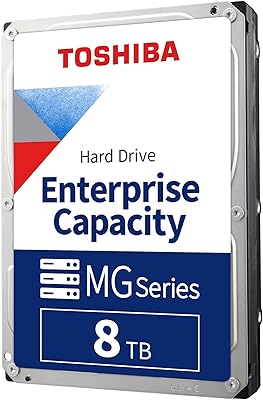 Toshiba 8TB MG Series Enterprise Internal Hard Drive