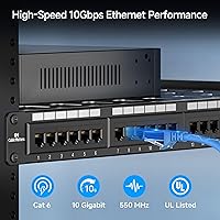 Cable Matters 24-Port Cat6 Patch Panel — image 2