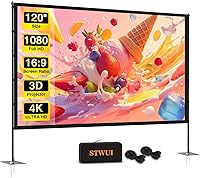 STWUI PS120 Outdoor Projector Screen 120-inch — image 1
